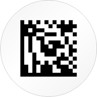 Circular 2D Custom Template  Barcode