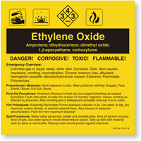 ANSI Chemical Label