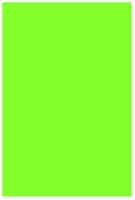 Fluorescent Green Color Coded Label