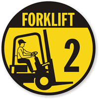 Forklift 2 (with Graphic) Label