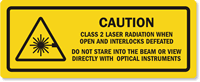 Class 2 Laser Radiation