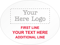 Oval Custom Template  Logo