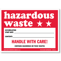 Hazardous Waste Handle with Care