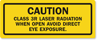 Protective Housing Class 3R Caution Label