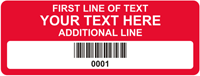 Rectangular Custom Template  Barcode