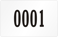Rectangular Custom Template   Numbering