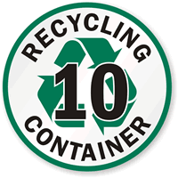Recycling Container  10   Recycling Label