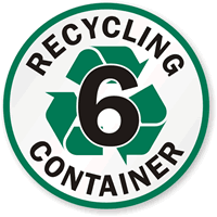 Recycling Container  6   Recycling Label