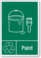 Paint Recycling Label