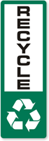 Recycle Label with Symbol