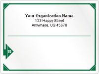 Jumbo Roll Mailing Label, 4" x 3", ML 13