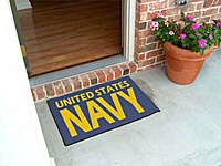 THE Mat to Show Your Support! NAVY.