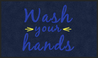 Wash Your Hands Message ColorStar Safety Mat