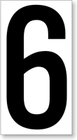 Placard Numbers  6