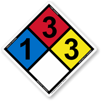 NFPA 704 Safety Sign