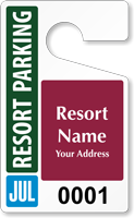 ToughTag™ for Club / Resort Parking Permits