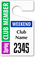 ToughTag™ for Club / Resort Parking Permits