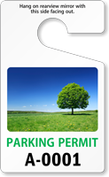 PhotoTag™ Standard Sized Rearview Mirror Hang Tag