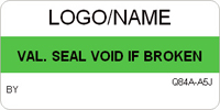 Validation Seal  Void if Broken Label