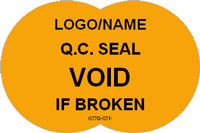 Q.C. Seal  Void if Broken Label