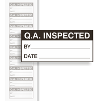 Q.A. Inspected: By/Date   Black