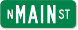Create Your Own Street Sign with Prefix Suffix