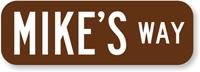 Personalized Keepsake Novelty Street Sign with Suffix