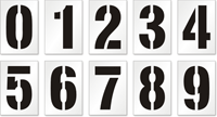 Number Stencil Set, 0 9