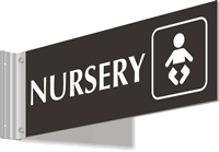 Nursery Corridor Sign with Graphic