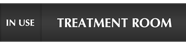 Treatment Room - In Use/Vacant Slider Sign