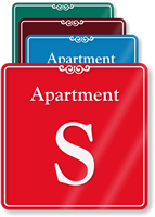 Apartment S Showcase Wall Sign