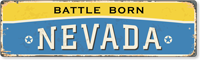 Battle Born Vintage Nevada Sign
