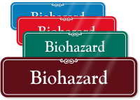 Biohazard Sign ShowCase Wall Sign