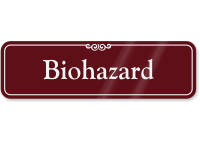 Biohazard Sign ShowCase Wall Sign