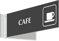 Cafe Corridor Projecting Sign