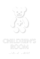 Children's Room TactileTouch Braille Sign