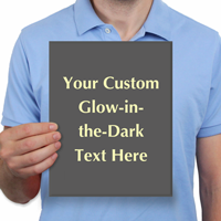 Custom Engraved Glow Sign