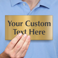 Customized Engraved Door, Brass Sign