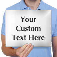 Custom Engraved Steel Sign