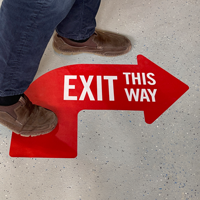 Upload Your Own Art Custom Arrow SlipSafe Floor Sign
