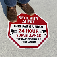 Upload Your Own Art Custom Octagon SlipSafe Floor Sign