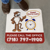 Upload Your Own Art Custom Square SlipSafe Floor Sign
