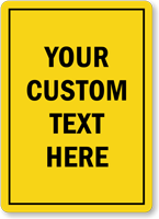 Custom Mini Sign Template