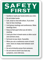 Custom Social Distancing Sign