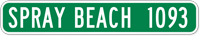 Custom Spray Beach 1093 City Sign