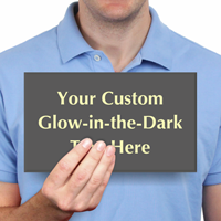 Custom Glow Engraved Sign
