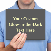 Custom Engraved Glowing Sign