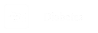 Diabetes Engraved Sign with Finger Blood Drop Symbol