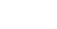 Drop Keys Here Engraved Sign
