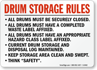 Drum Storage Rules